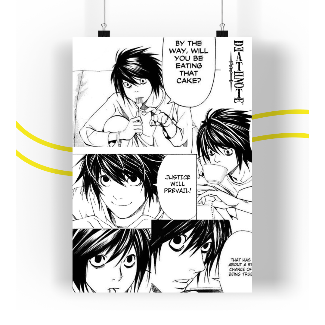 L Death Note Poster